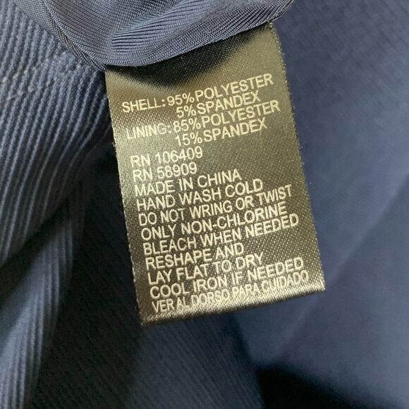 Cremieux Navy Sleeveless A Line Midi Dress - Picture 5 of 5